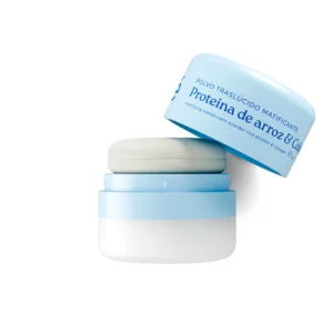 Polvo capilar traslúcido matificante proteína de arroz y colágeno